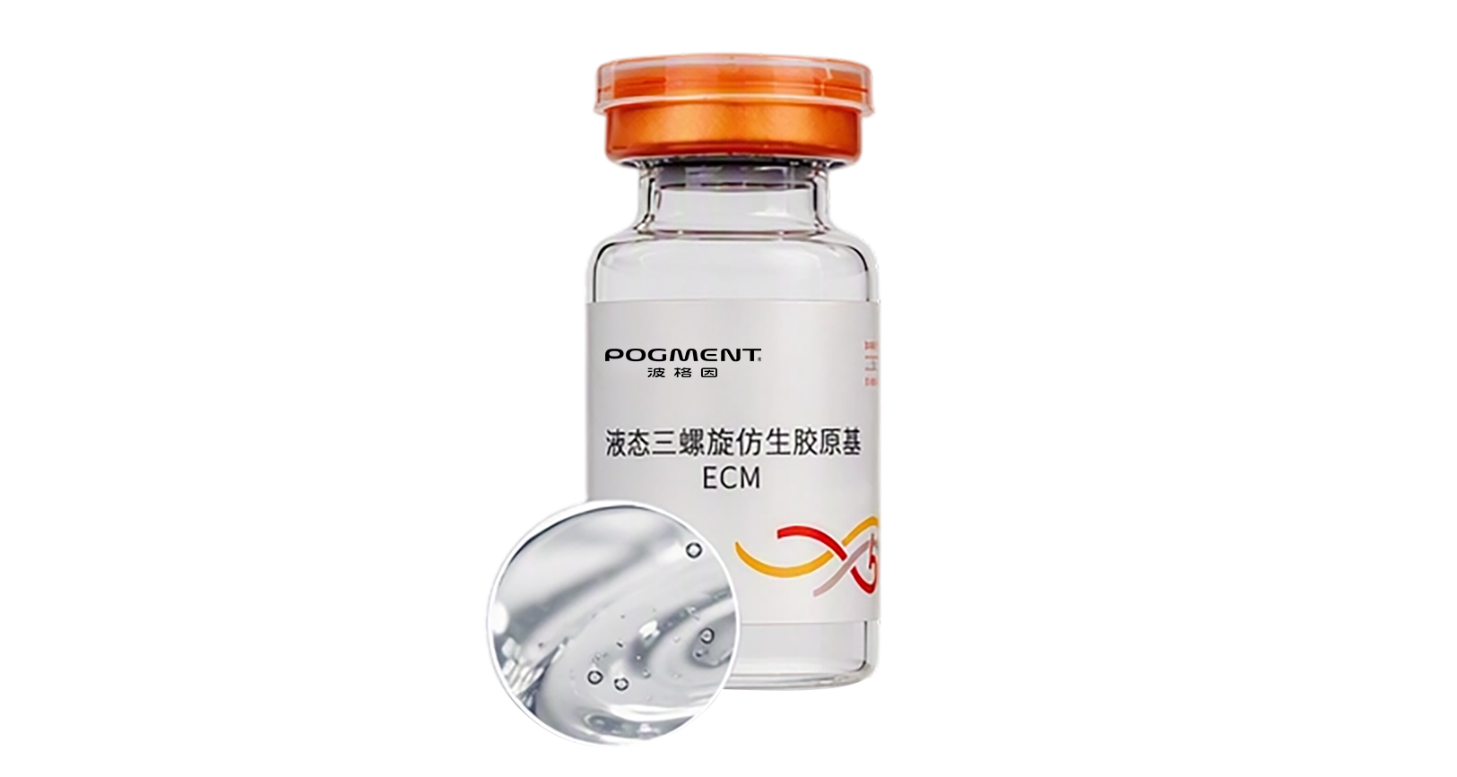 Liquid triple-helix biomimetic collagen ECM
